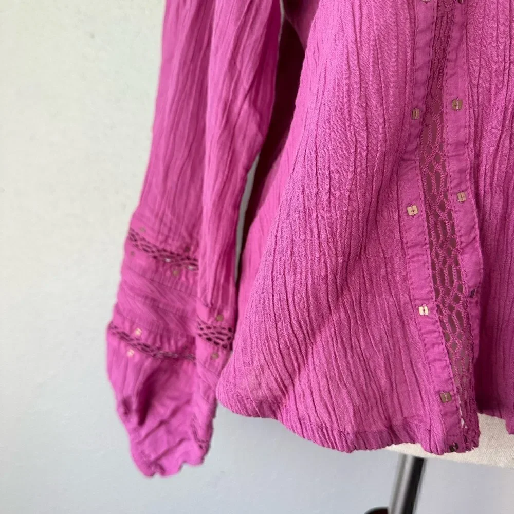 NWT Free People Women’s Button Up Top